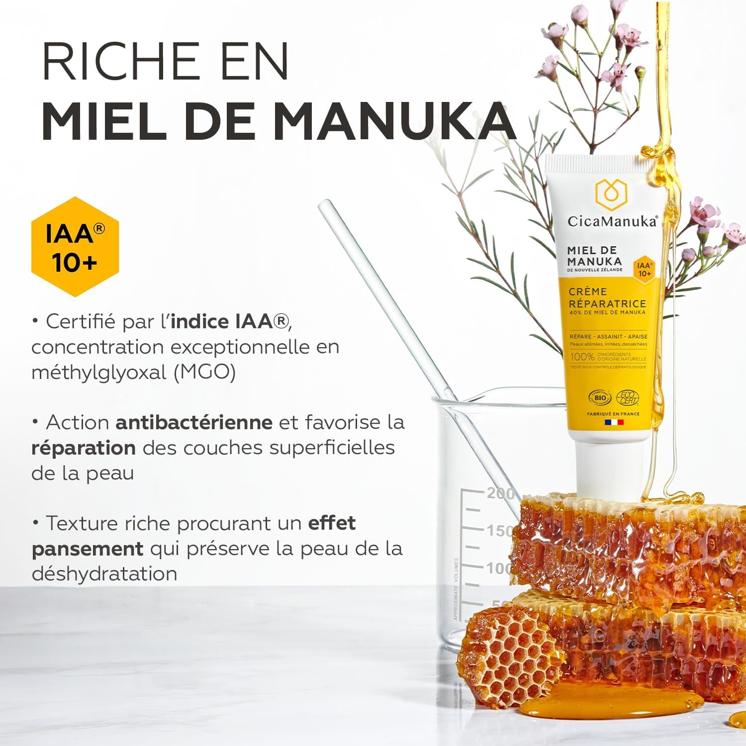 - Crema Reparadora Con Miel De Manuka IAA10+ - 40Ml