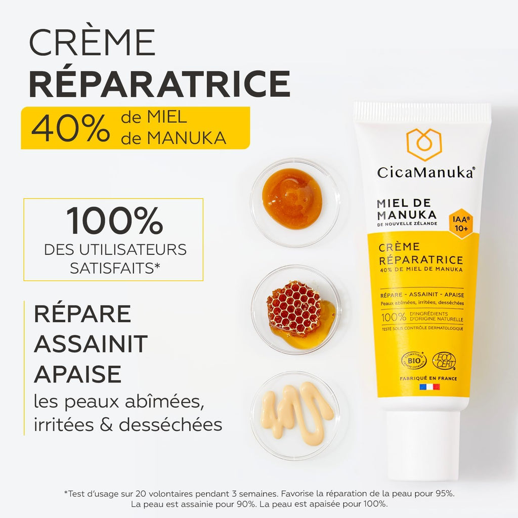 - Crema Reparadora Con Miel De Manuka IAA10+ - 40Ml
