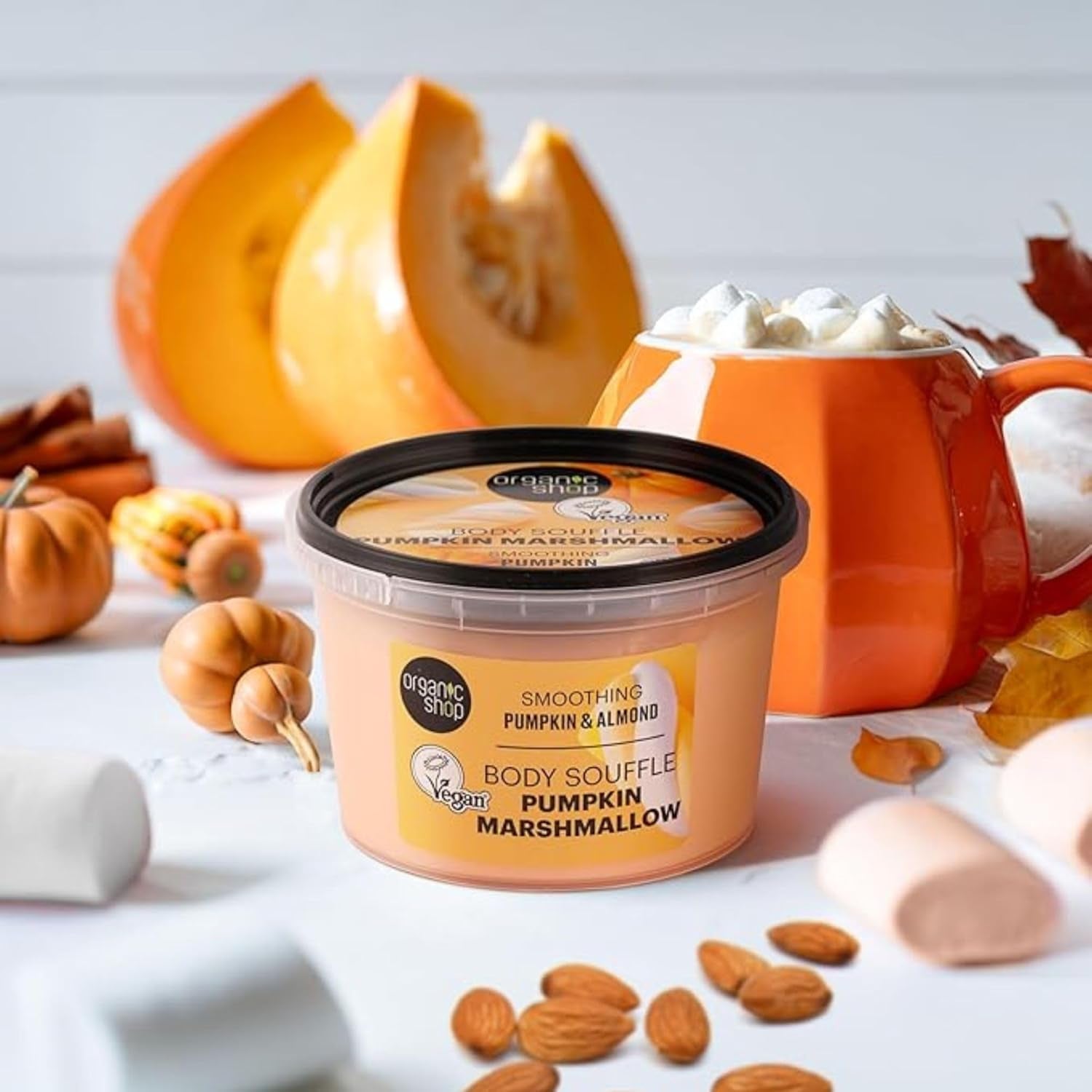 NATURA SIBERICA PUMPKIN & ALMOND CREMA SUAVIZANTE SMARSHMALLOW 250ML