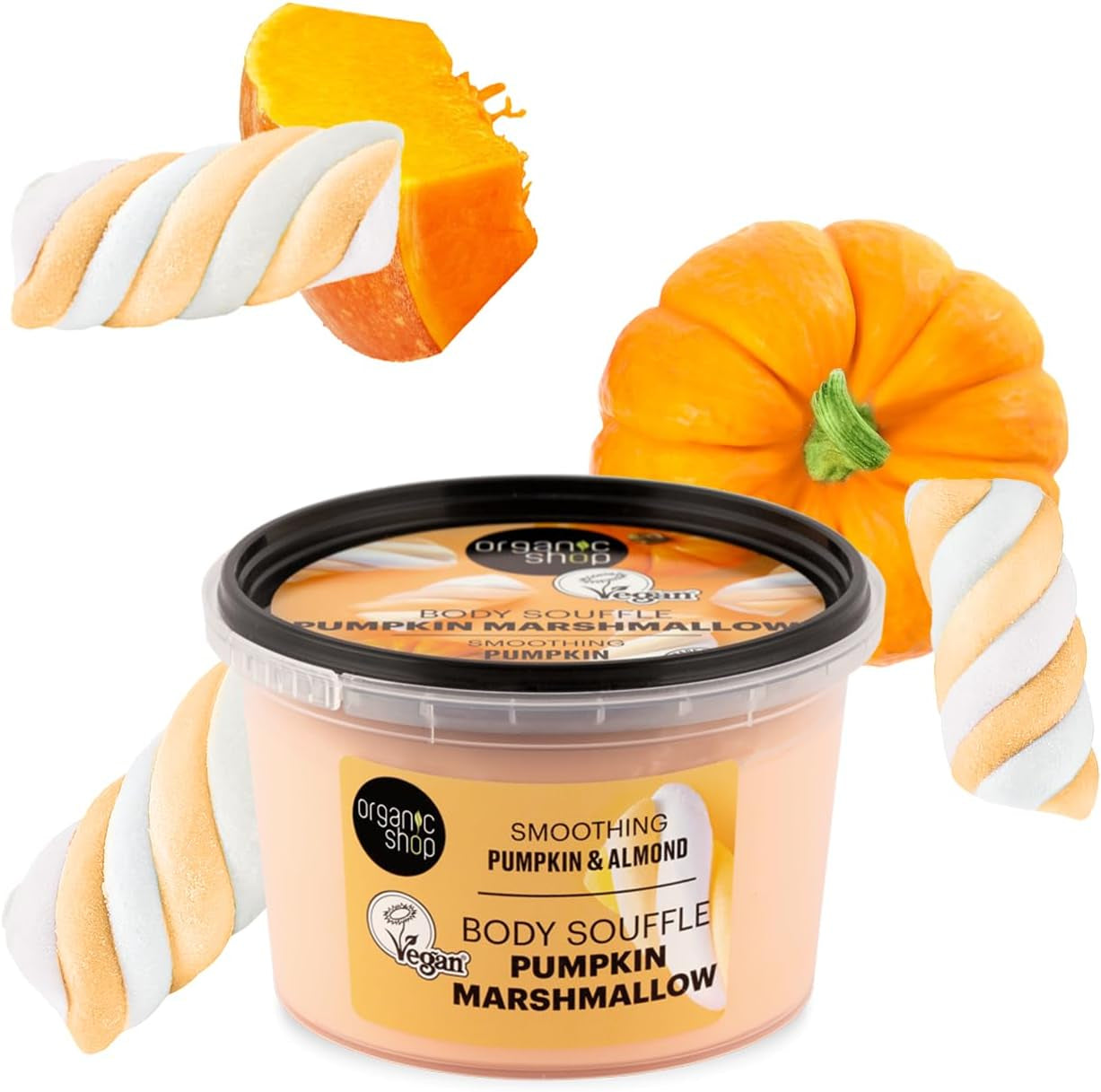 NATURA SIBERICA PUMPKIN & ALMOND CREMA SUAVIZANTE SMARSHMALLOW 250ML